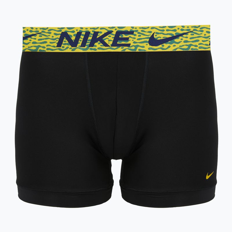 Herrenboxershorts Nike Dri-Fit Essential Micro 3 pairs blklightcrimson/ brightcitron/evergreenaur 4