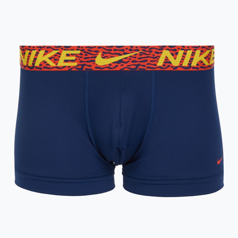 Herren Boxershorts Nike Dri-Fit Essential Micro Trunk 3 Paar blau void/lgh crim/brht citron/evergrn aura/abst wb 4
