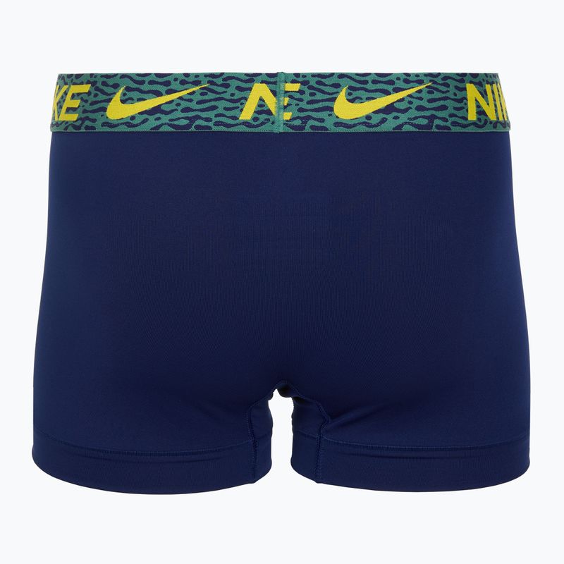 Herren Boxershorts Nike Dri-Fit Essential Micro Trunk 3 Paar blau void/lgh crim/brht citron/evergrn aura/abst wb 5
