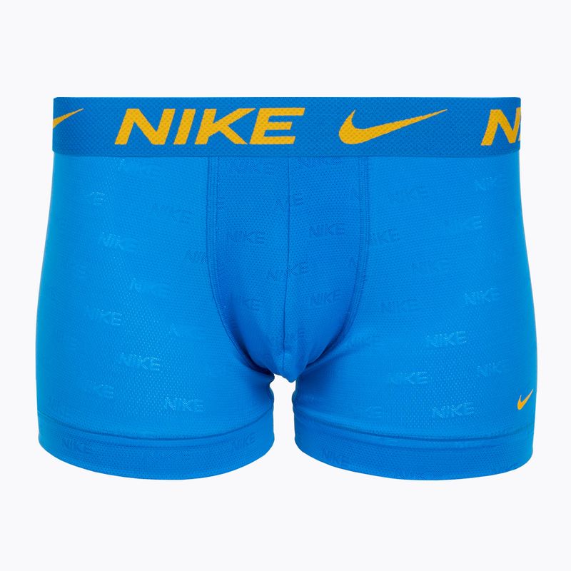 Nike Elite Breathe Trunk Herren Boxershorts 3 Paar Foto Blau/Midnight Navy/Schwarz 2