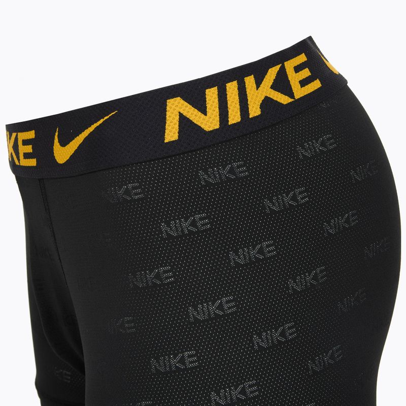 Nike Elite Breathe Trunk Herren Boxershorts 3 Paar Foto Blau/Midnight Navy/Schwarz 6