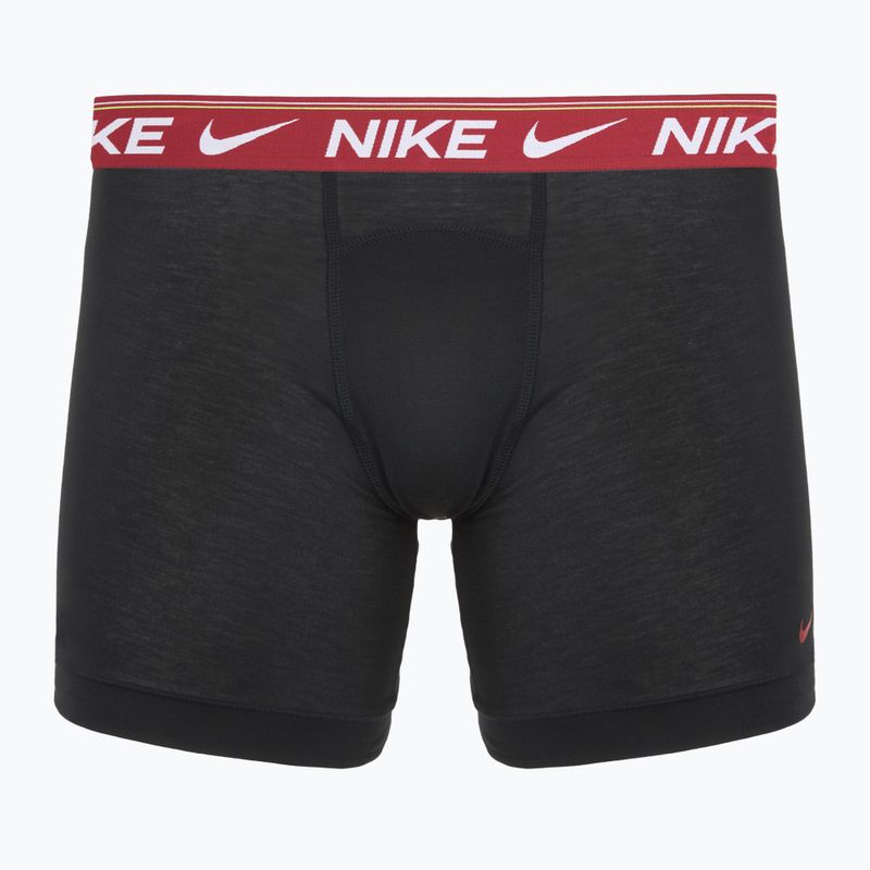 Herren Boxershorts Nike Dri-FIT Ultra Comfort 3 pairs black/team crimson/dark raisin/black 2