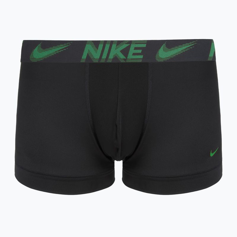 Herren Boxershorts Nike Dri-Fit Essential Micro Trunk 3 pairs black/game royal/malachite/un gold/zoom wb 5
