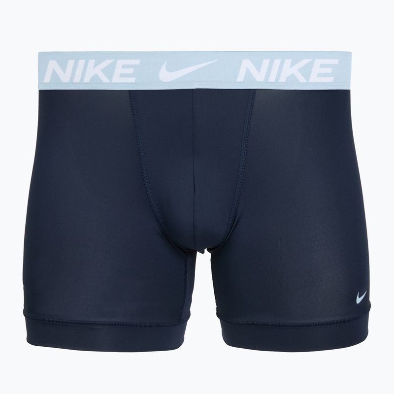 Herrenboxershorts Nike Dri-Fit Essential Micro 3 pairs petrol 2