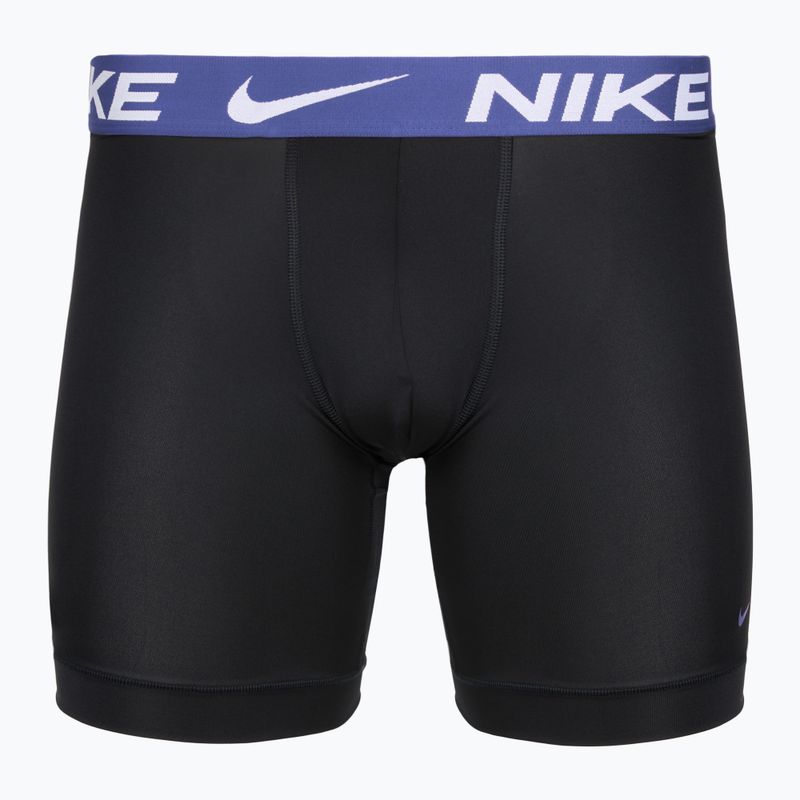 Herren Boxershorts Nike Essential Micro 3 pairs black/sapphire/wolf grey/team crimson 2