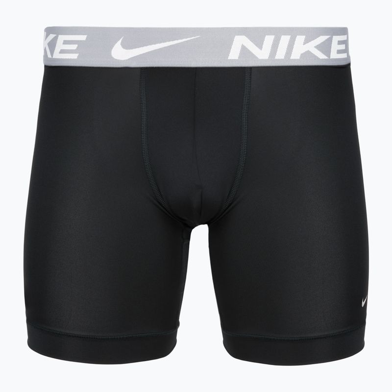 Herren Boxershorts Nike Essential Micro 3 pairs black/sapphire/wolf grey/team crimson 5