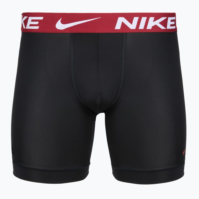 Herren Boxershorts Nike Essential Micro 3 pairs black/sapphire/wolf grey/team crimson 6