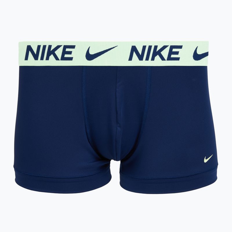Herrenboxershorts Nike Dri-Fit Essential Micro Trunk 3 pairs navy 2
