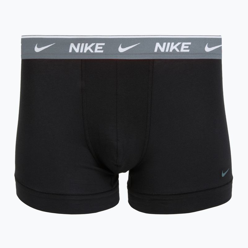 Herrenboxershorts Nike Cotton Stretch Trunk 2 pairs onyx 3