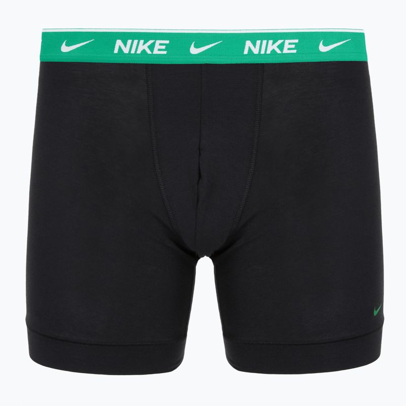 Herren Boxershorts Nike Essential Cotton Stretch 5 pairs black/volt/pt red/game royal/sm green/un gold wb 7