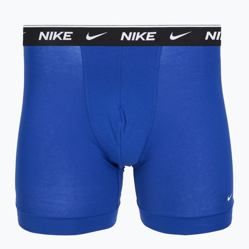 Herrenboxershorts Nike Cotton Stretch Boxer Brief black/blue/navy 2