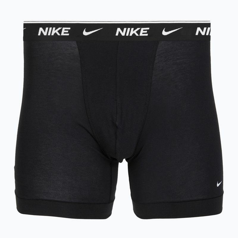 Herrenboxershorts Nike Cotton Stretch Boxer Brief black/blue/navy 4