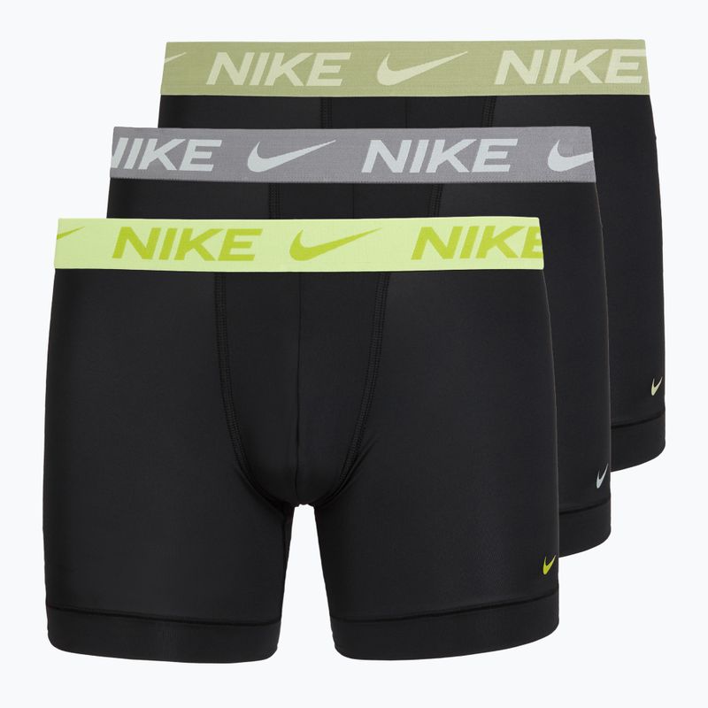 Herrenboxershorts Nike Dri-Fit Essential Micro 3 pack folkstone gray