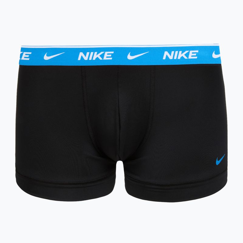 Herrenboxershorts Nike Cotton Stretch Trunk 3 pack open black 2