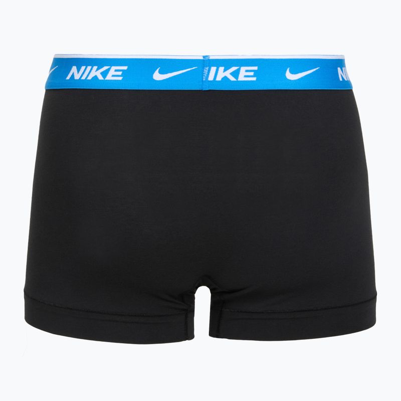 Herrenboxershorts Nike Cotton Stretch Trunk 3 pack open black 3