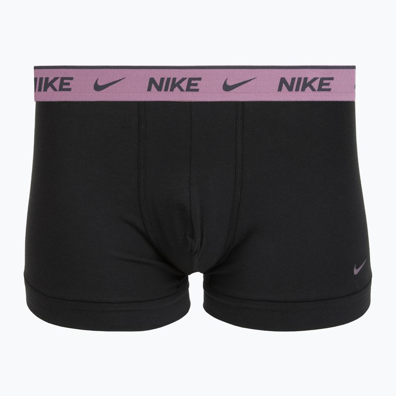 Herrenboxershorts Nike Cotton Stretch Trunk 3 pack charcoal heather 3