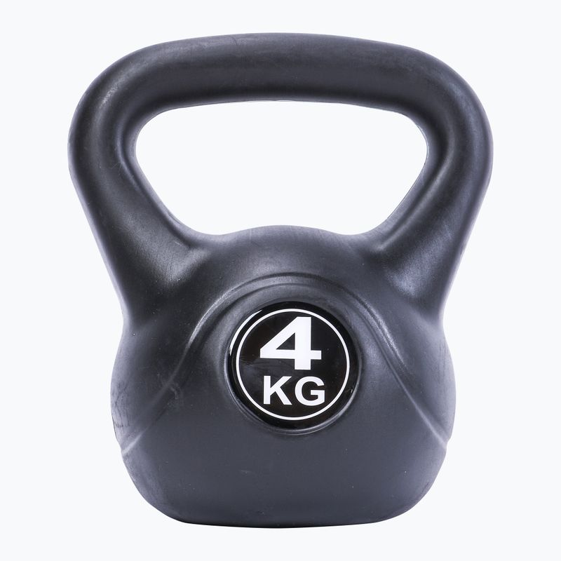 Kettlebell 4kg Pure2Improve schwarz P2I202080