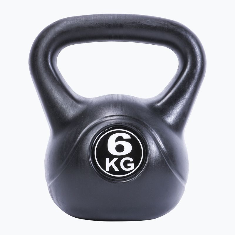 Kettlebell 6kg Pure2Improve schwarz P2I202090