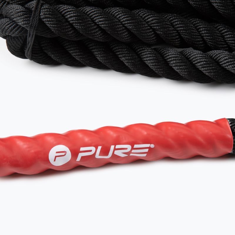 Pure2Improve Battle Rope Trainingsseil schwarz P2I200810 3