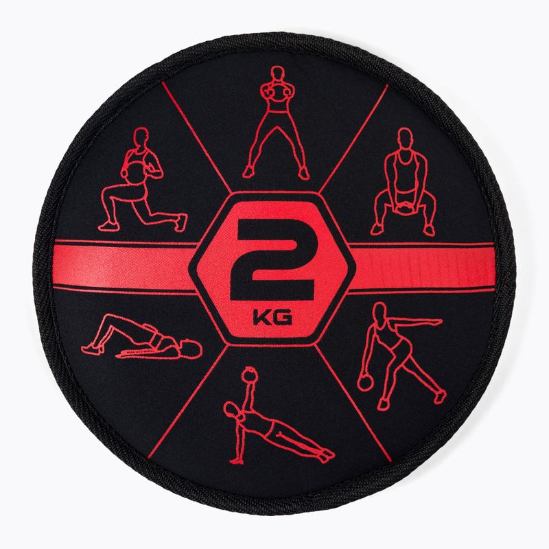 Pure2Improve Sandbell 2kg Beutel schwarz und rot P2I201210 2