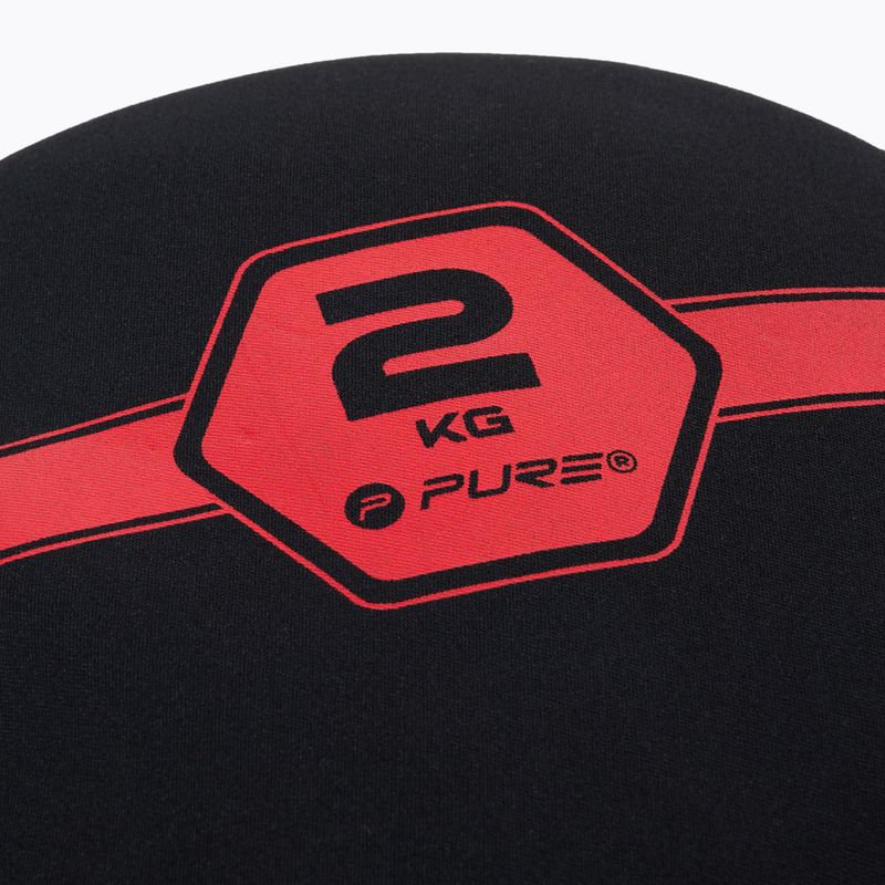 Pure2Improve Sandbell 2kg Beutel schwarz und rot P2I201210 3