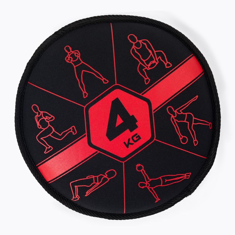 Pure2Improve Sandbell 4kg Sandsack schwarz und rot P2I201220 2