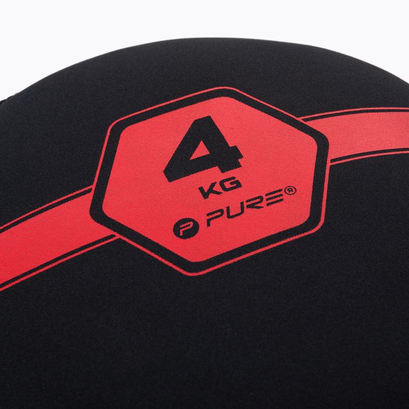 Pure2Improve Sandbell 4kg Sandsack schwarz und rot P2I201220 3
