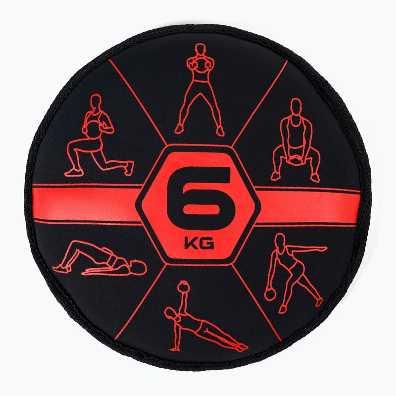 Pure2Improve Sandbell 6kg Sandsack schwarz und rot P2I201230 2