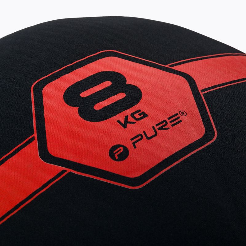 Pure2Improve Sandbell 8kg Sandsack schwarz und rot P2I201240 3
