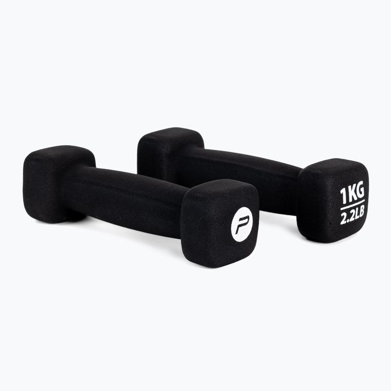 Neopren Kurzhanteln 1 kg Pure2Improve schwarz P2I201390