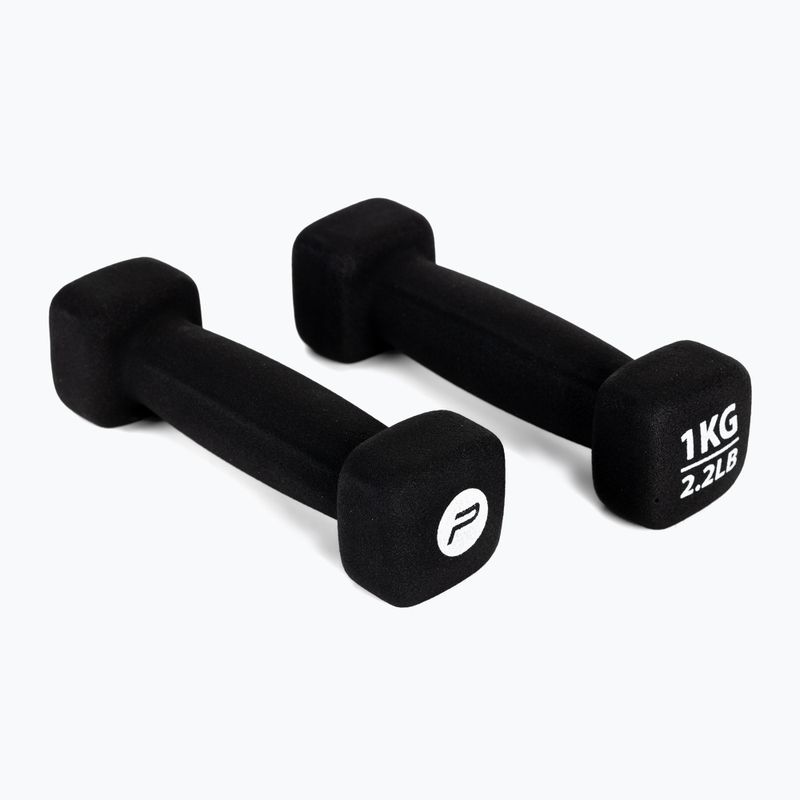 Neopren Kurzhanteln 1 kg Pure2Improve schwarz P2I201390 2