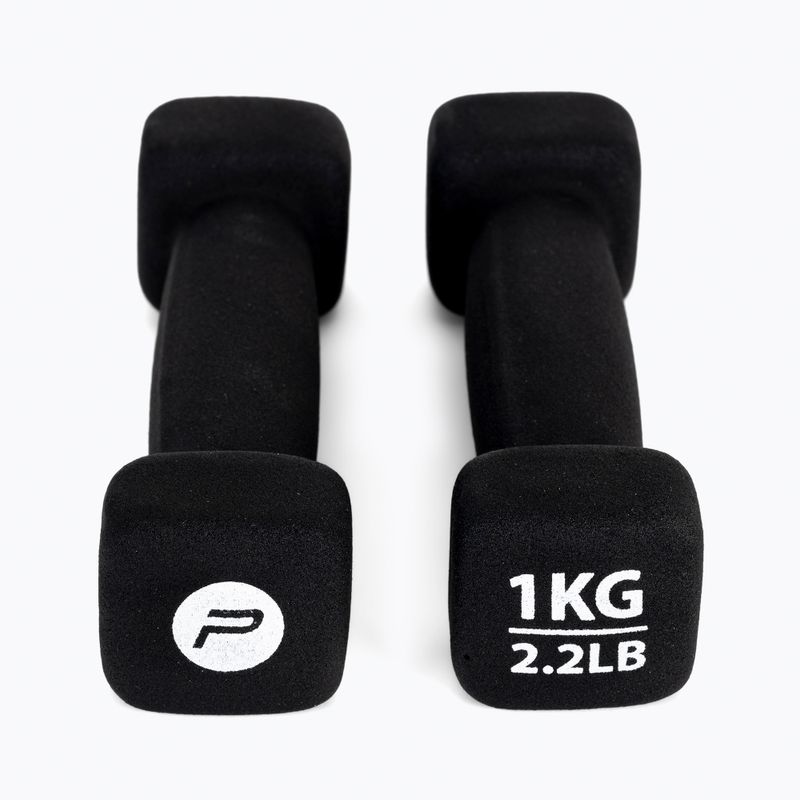 Neopren Kurzhanteln 1 kg Pure2Improve schwarz P2I201390 3