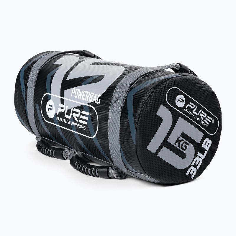 Pure2Improve 15kg Power Bag grau/schwarz P2I201730 Trainingstasche