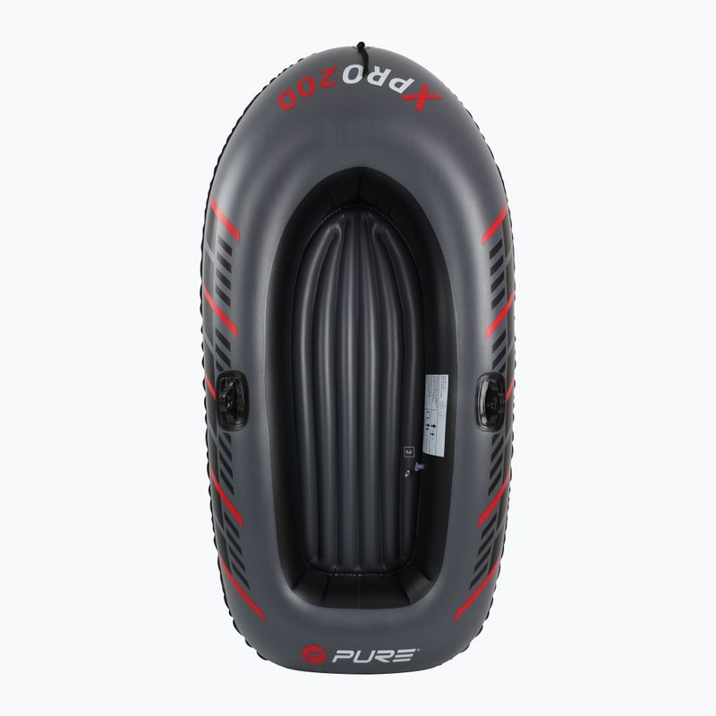 Pure4Fun XPRO 200 grau 1-Personen-Ponton P4F150010