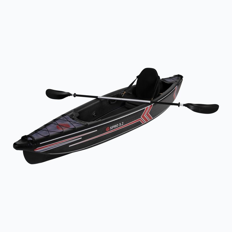 Pure4Fun Dropstitch schwarz 160000 1-Personen-Hochdruck-aufblasbares Kajak 3