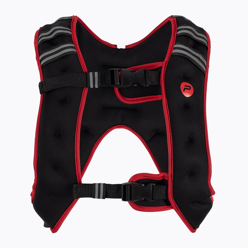 Pure2Improve P2I202320 Belastungsweste 10kg schwarz und rot P2I202320 Trainingsweste
