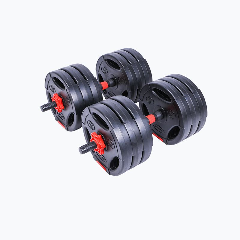 Hybrid Kurzhantel/Langhantel Pure2Improve Hybrid Dumbell/Barbell 3 kg schwarz-rot P2I2235 2