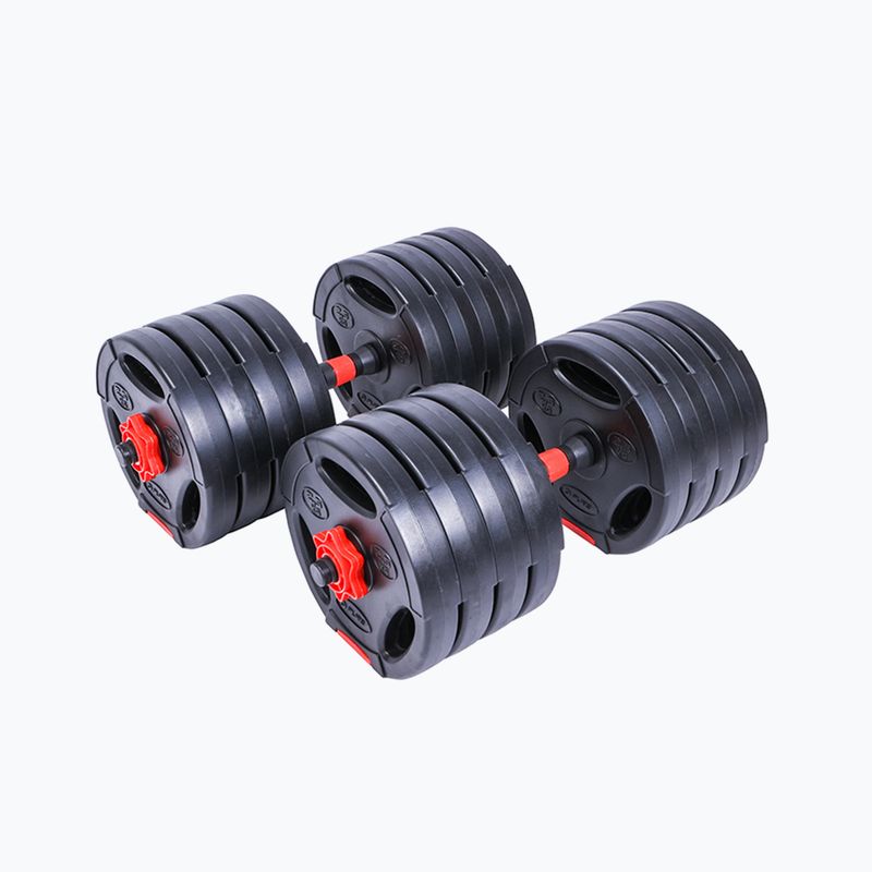 Hybrid Kurzhantel/Langhantel Pure2Improve Hybrid Dumbell/Barbell 4 kg schwarz-rot P2I2236 2