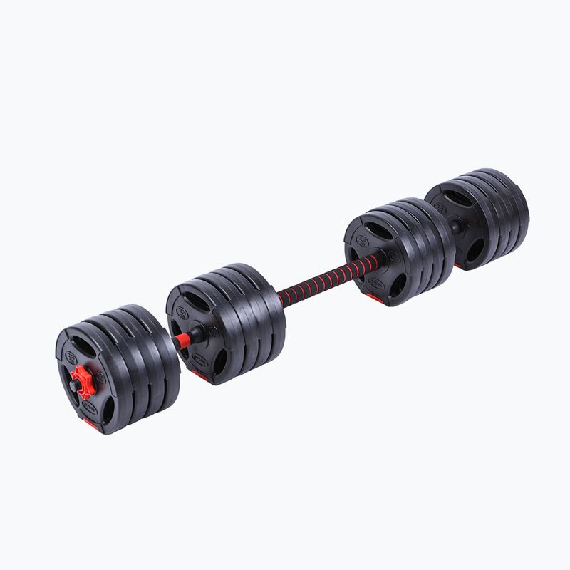 Hybrid Kurzhantel/Langhantel Pure2Improve Hybrid Dumbell/Barbell 4 kg schwarz-rot P2I2236 3