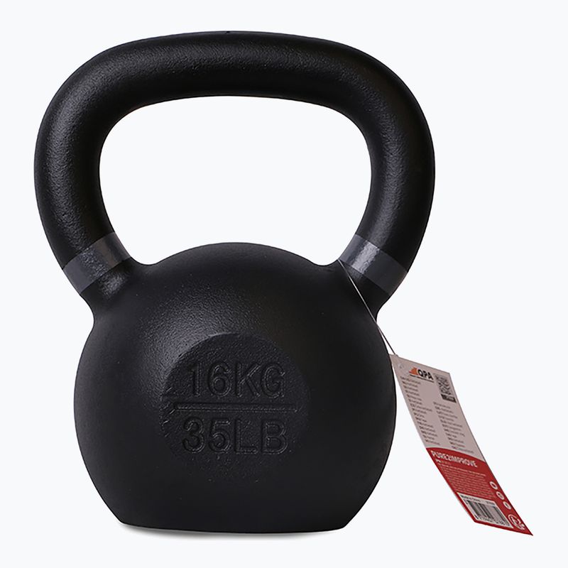 Kettlebell 16kg Pure2Improve schwarz P2I810110 3