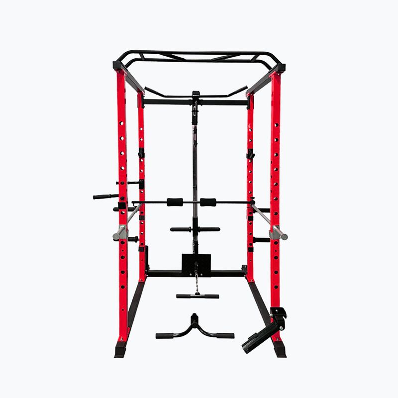 Trainingskäfig Pure2Improve Powerrack rot-schwarz P2I82