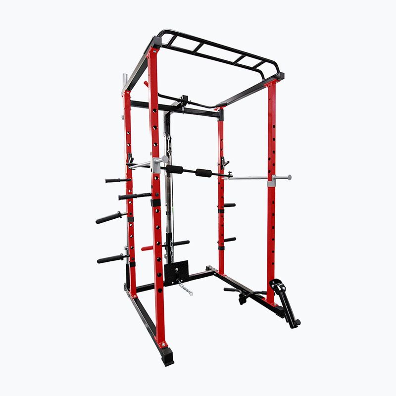 Trainingskäfig Pure2Improve Powerrack rot-schwarz P2I82 2