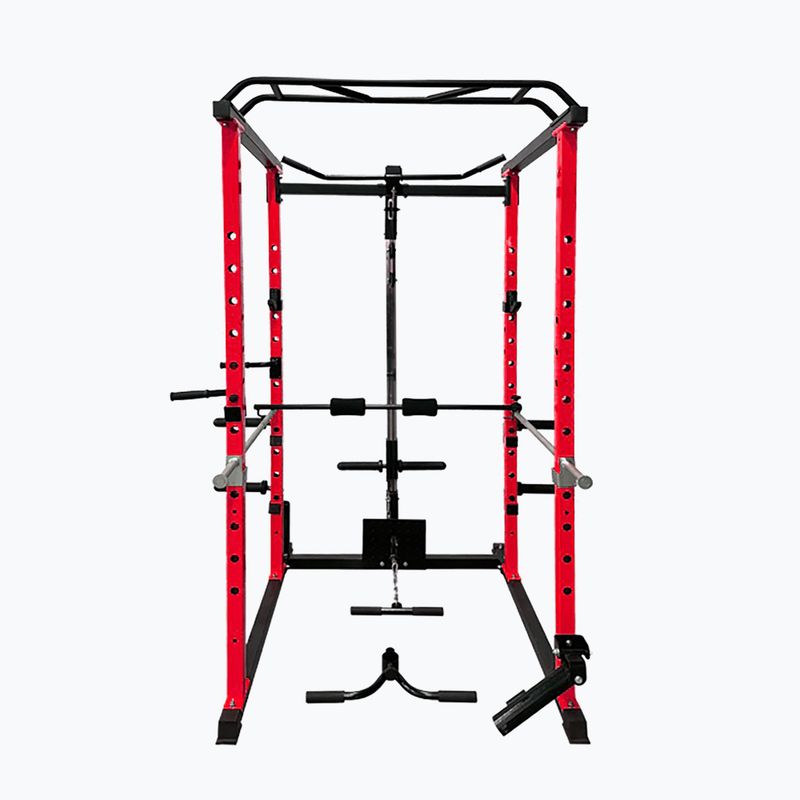 Trainingskäfig Pure2Improve Powerrack rot-schwarz P2I82 3