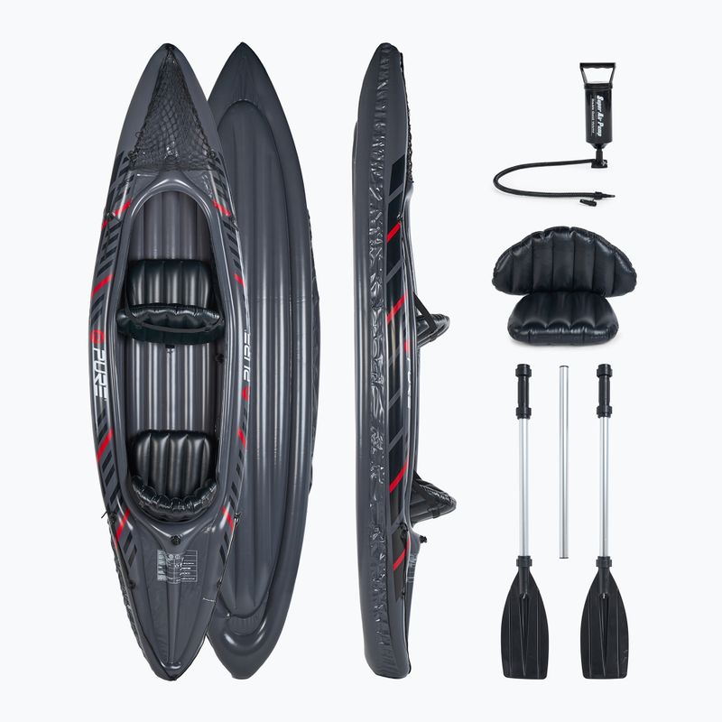 Pure4Fun XPRO Kajak 3.0 grau aufblasbares 2-Personen-Kajak P4F150130