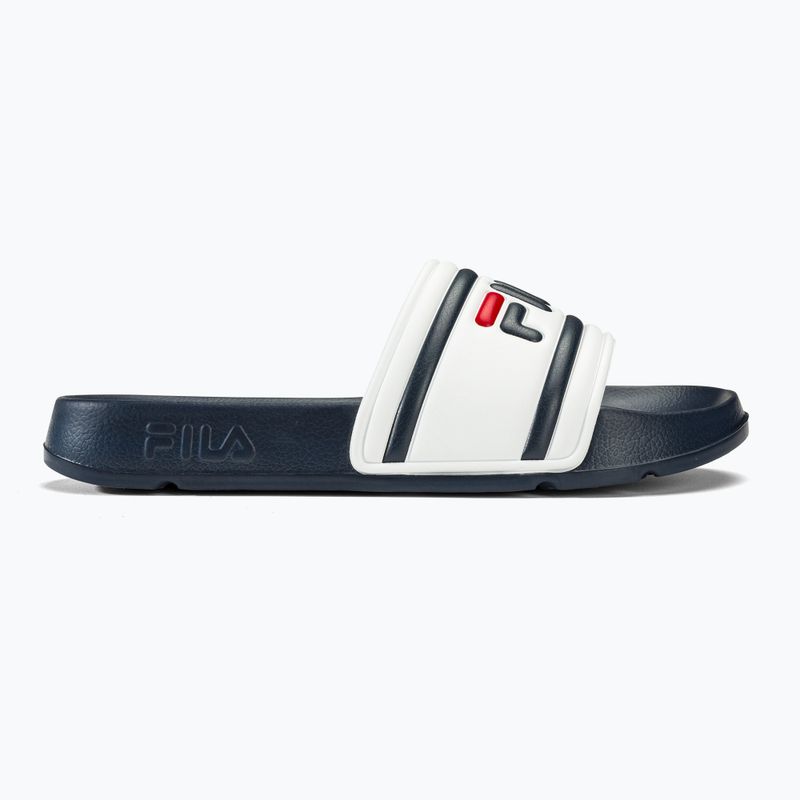 FILA Morro Bay Herren-Flip-Flops weiß / fila navy 2