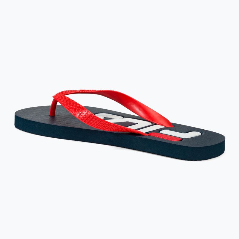 FILA Herren Troy Kleid blau / hohes Risiko rot Flip Flops 3