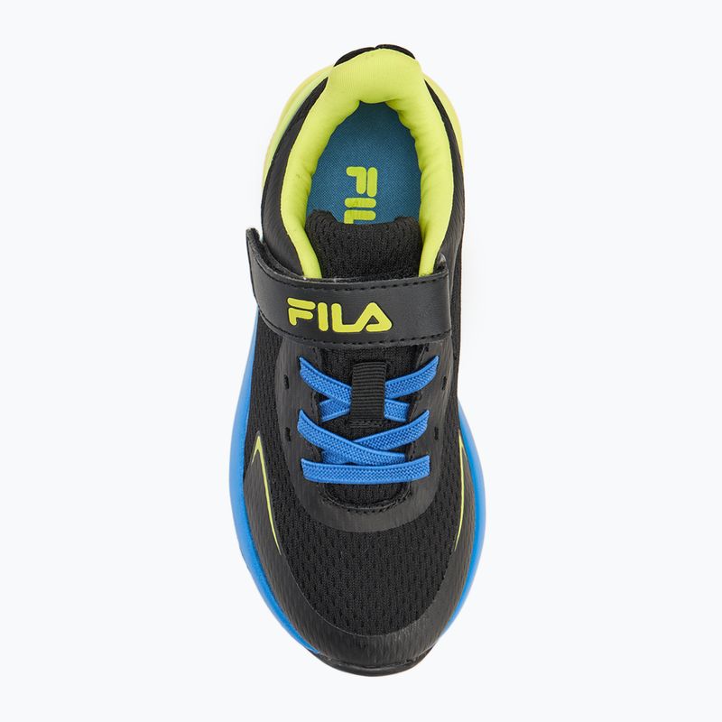FILA Crusher V schwarz / vallarta blau Kinderschuhe