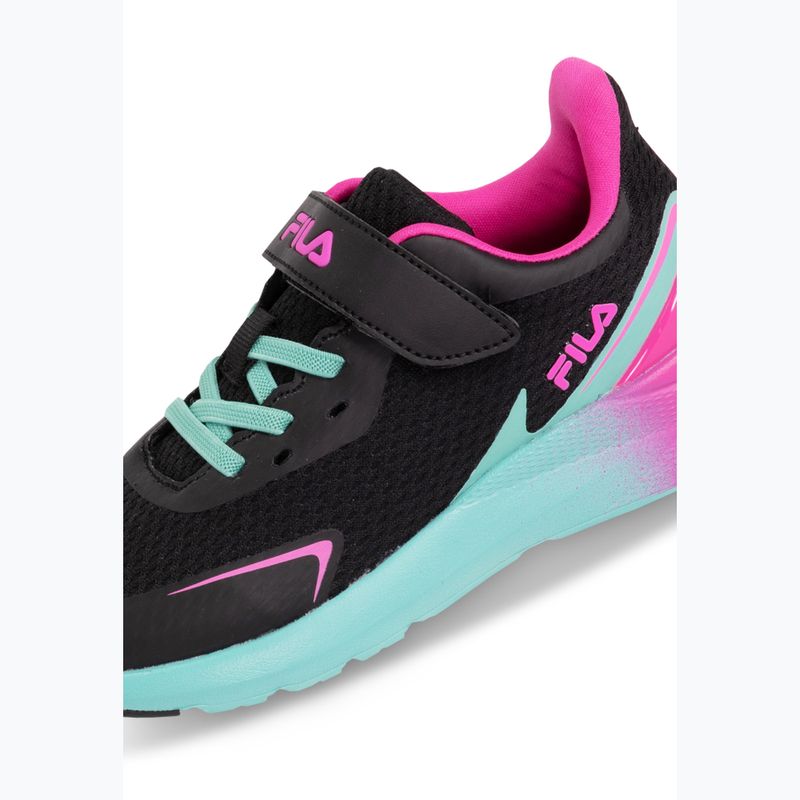 FILA Crusher V schwarz / rosa glo Kinderschuhe