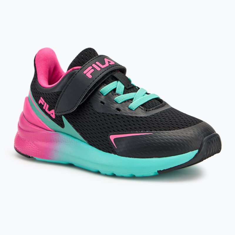 FILA Crusher V schwarz / rosa glo Kinderschuhe