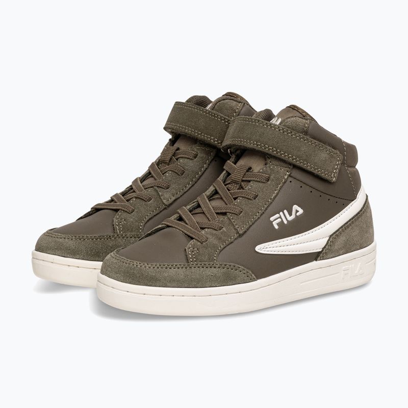 Schuhe Kinder FILA Crew Velcro Mid olive night 2